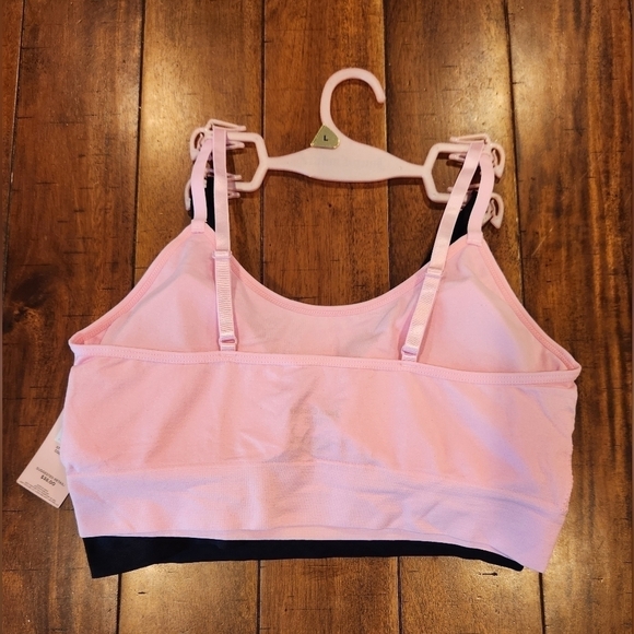 Juicy Couture Intimates, Rhinestone Bras Removable Pads, Pink and Black - Picture 4 of 8